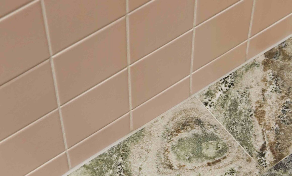 Detaljbild kolmårdsmarmor från badrumsrenovering