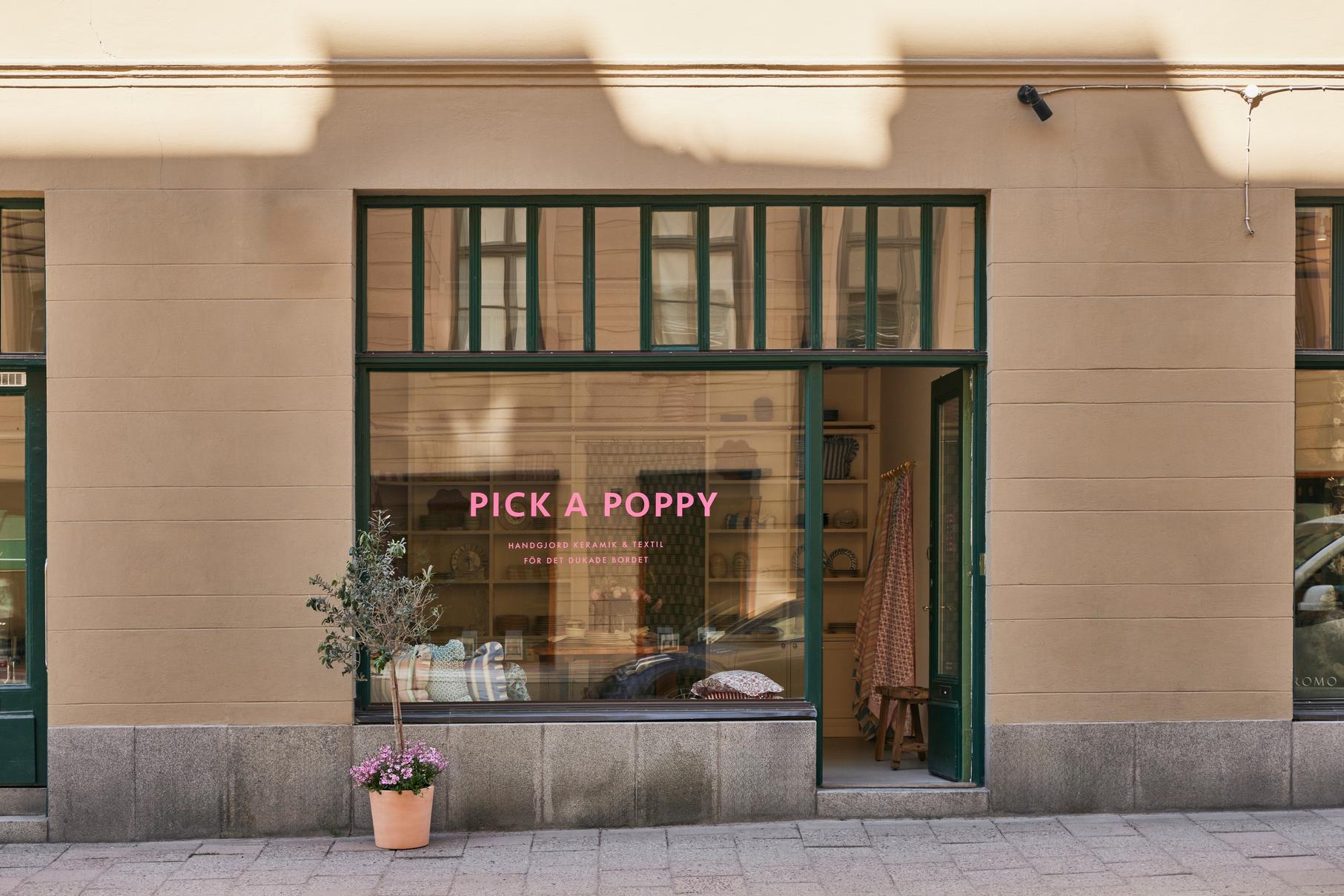 Pick a poppy butiksrenovering Renomate